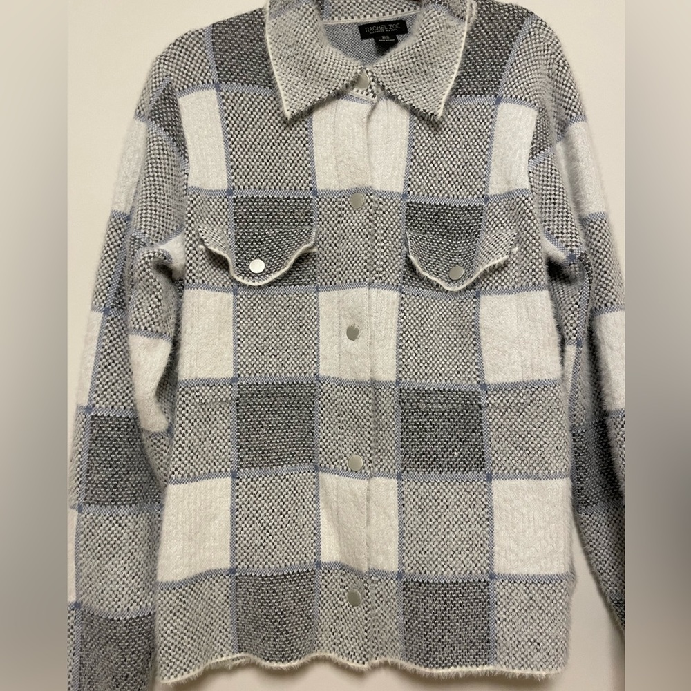 Rachel Zoe - Plaid Blue Jacket